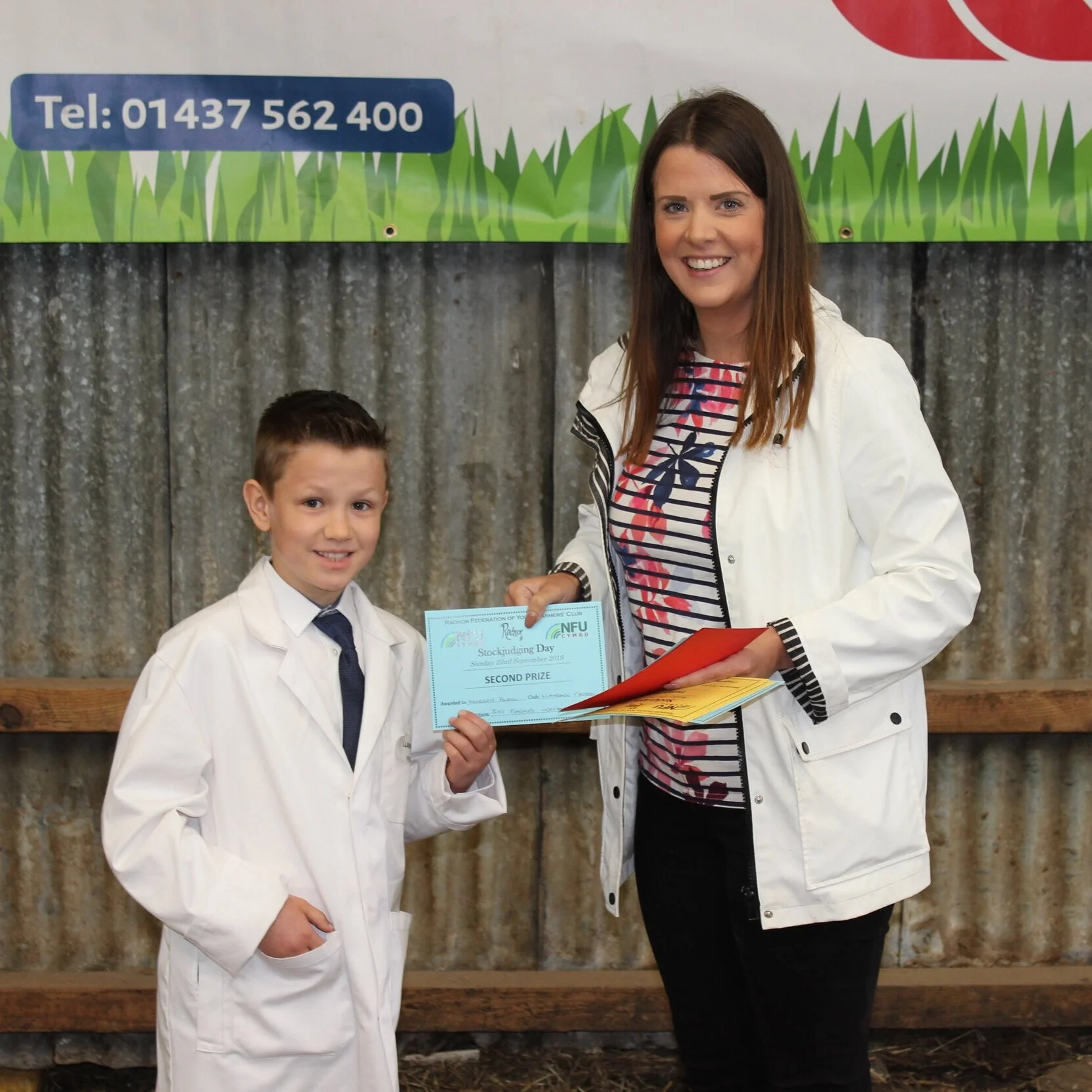 Harrison Powell, Llanbadarn Fynydd YFC - joint second in the Under 14’s Placings with AJ Powell.