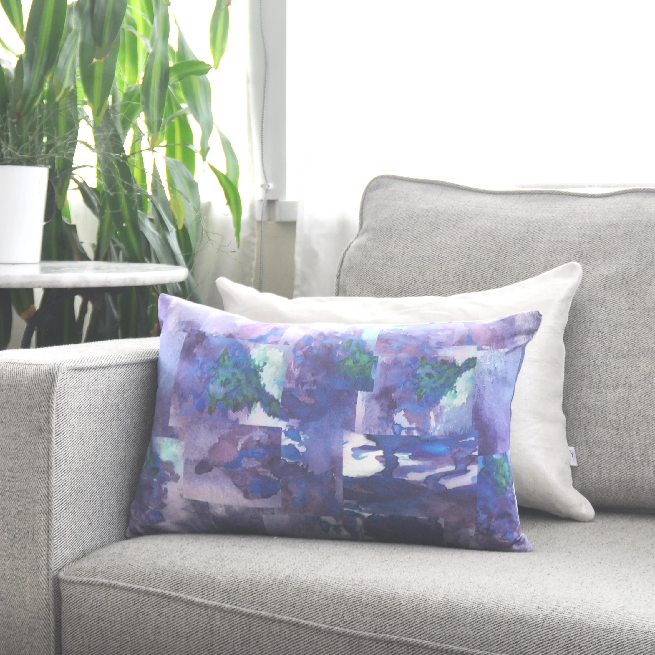The re-vamped, reversible Fraser and one of our metallic Accent pillows!