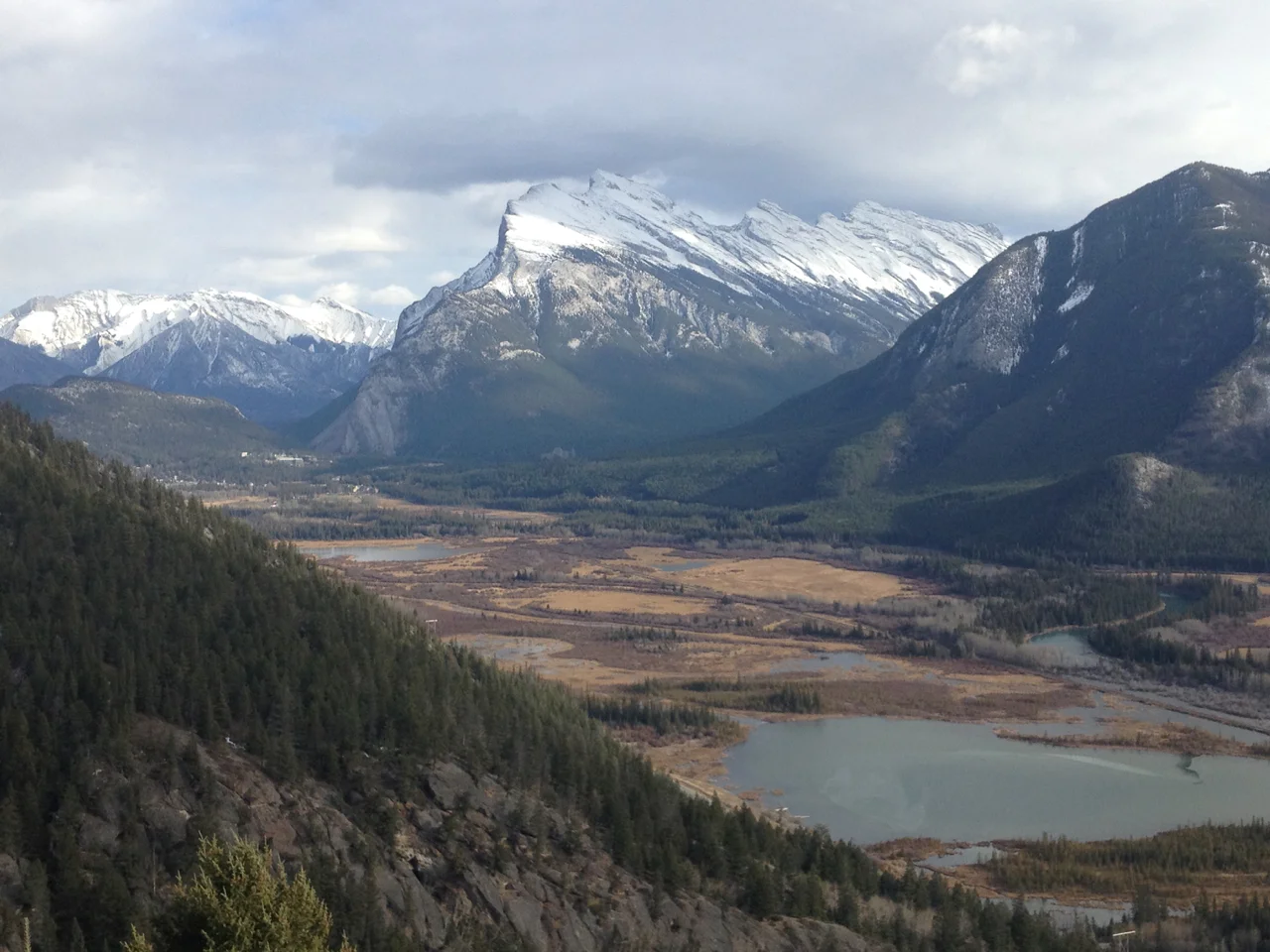 The view from Mt Norquay