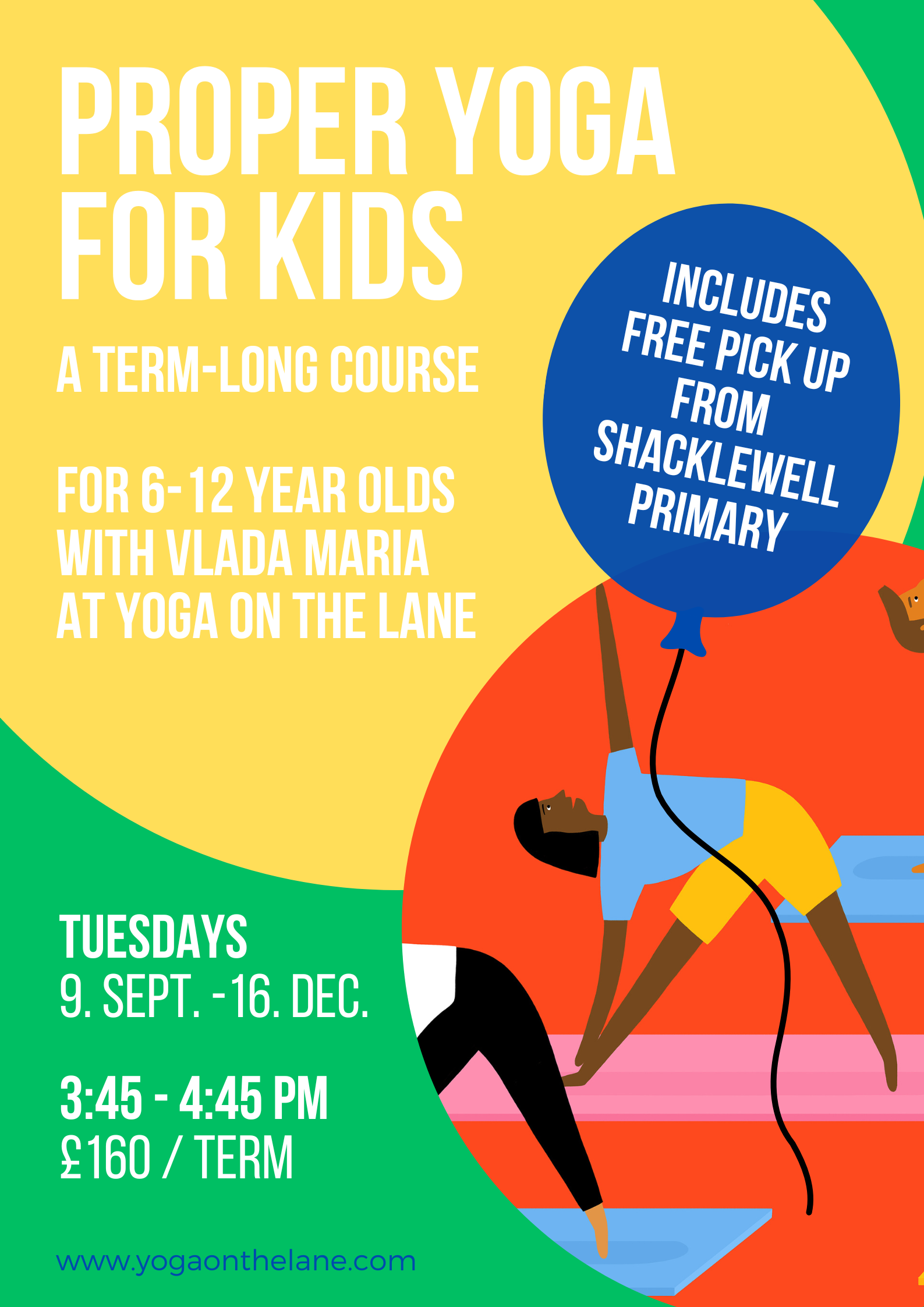 Kids Yoga 6 – 12 years old with Vlada Maria