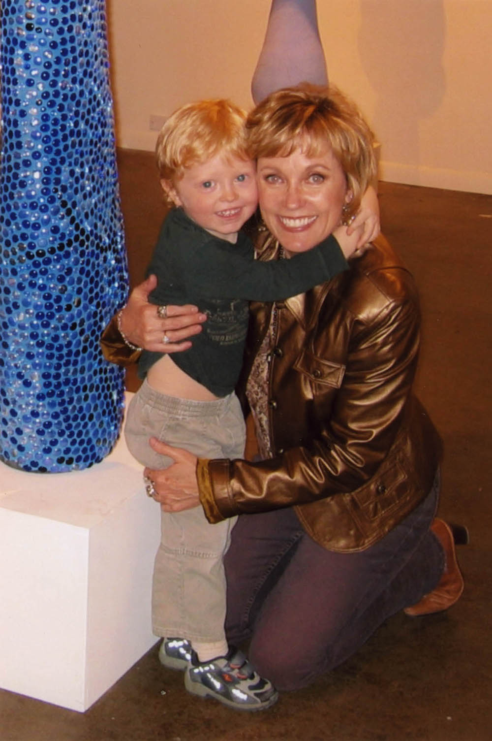 Susan Budge and her son William