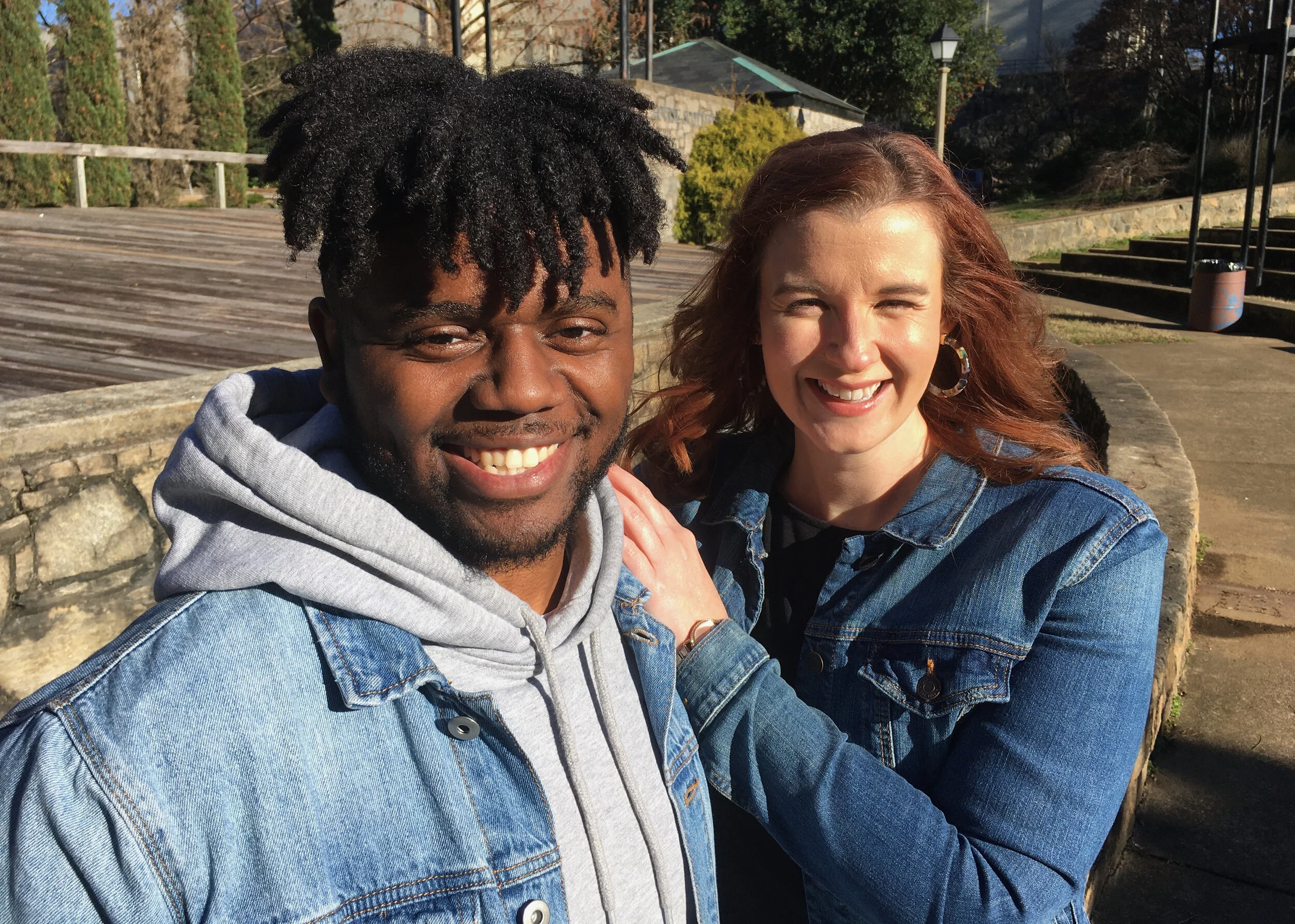 Jonathan Okafo and Jess Barbour complete her portion of the crowdfunding video.