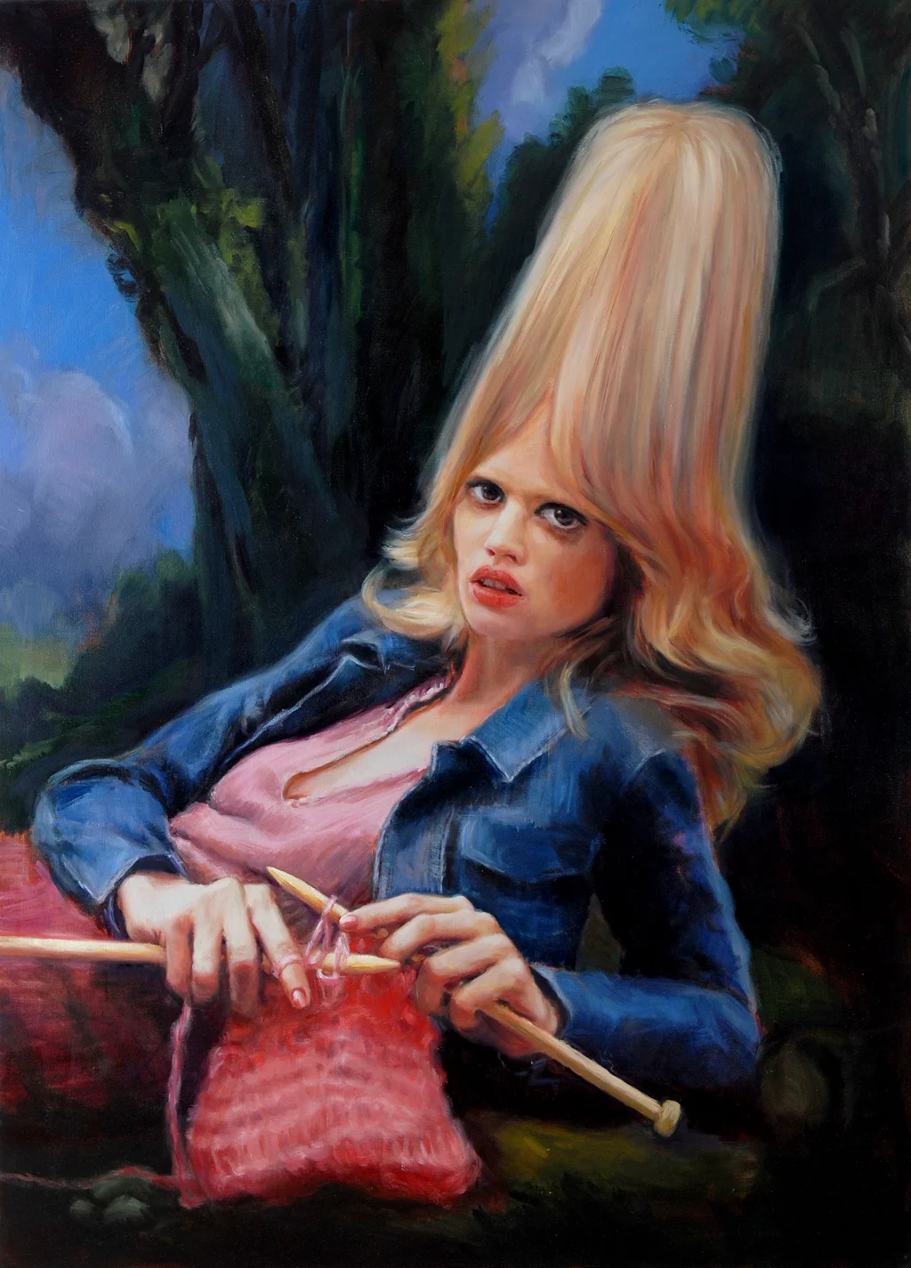 'Beautiful Pastorale' 190x150 cm, oil on linen (Collection Charles Saatchi)