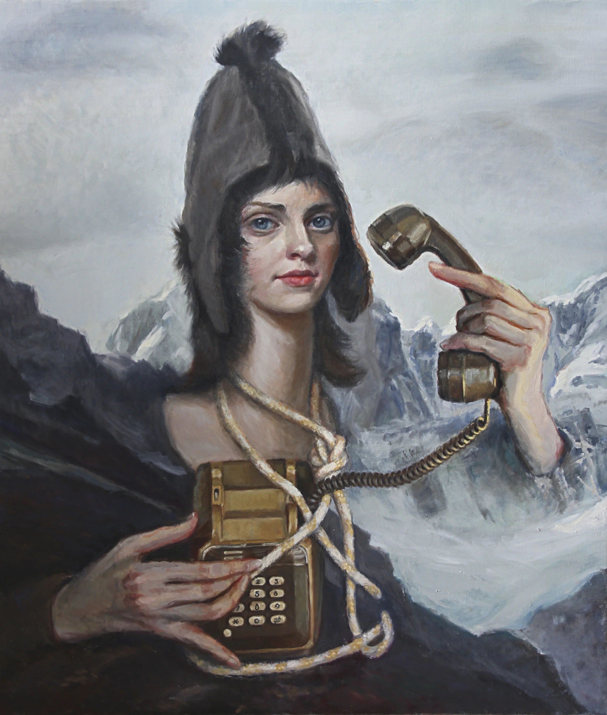 'Freedom Fighter' 160x140 cm, oil on linen