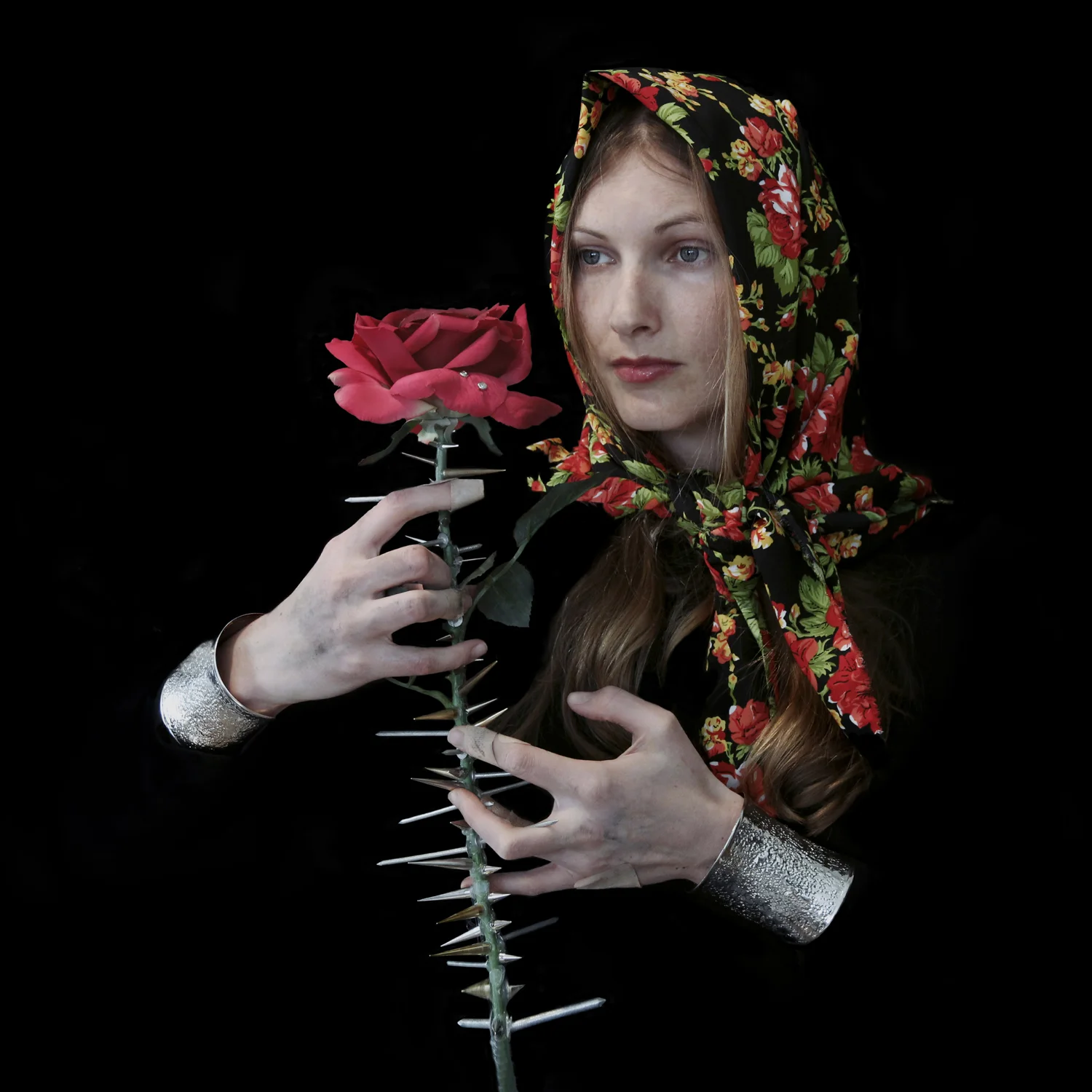'My name is Rose' 100x100cm, Diasec photographic print