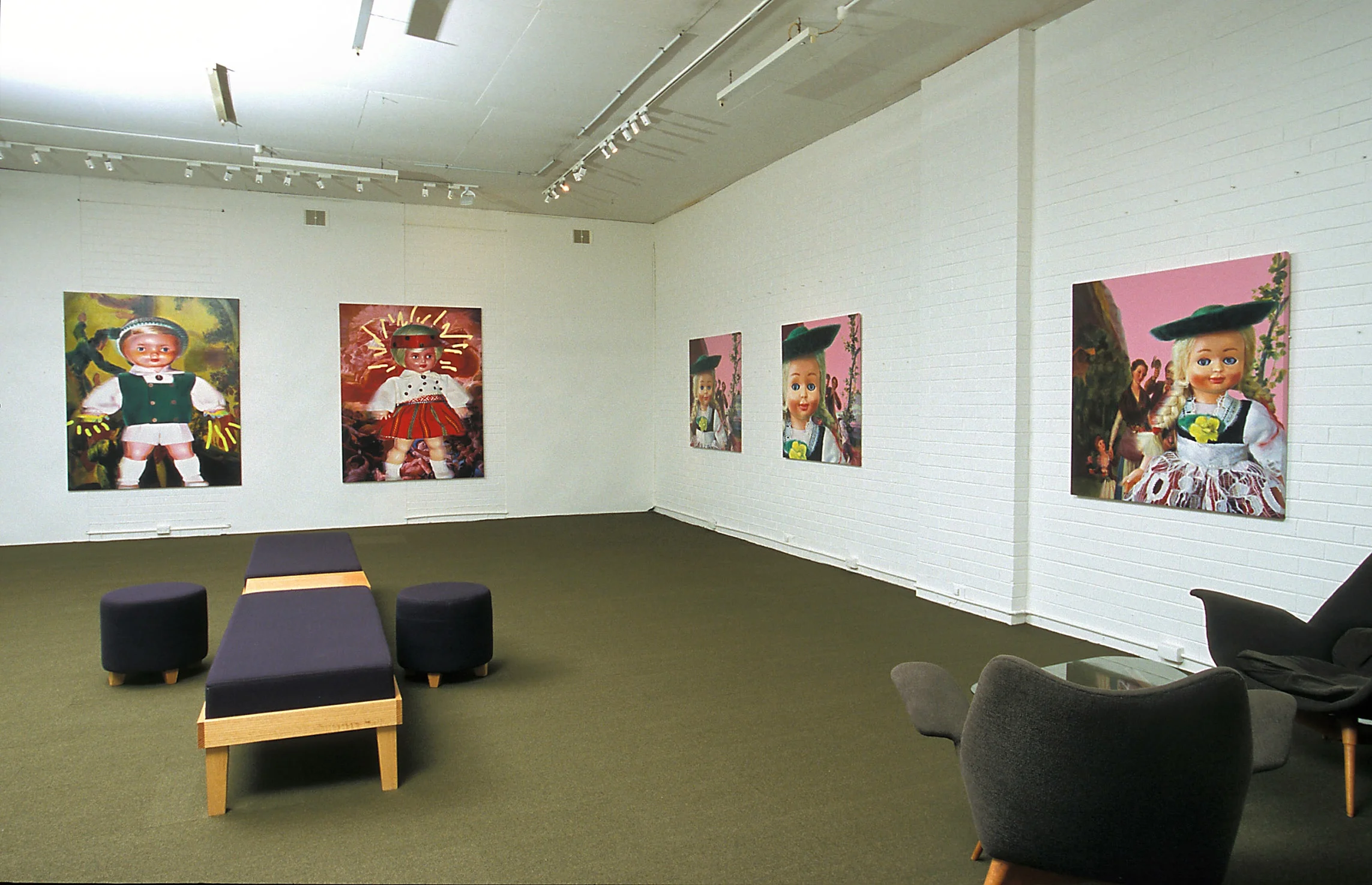 Installation view 'Heav'n & Hell' Helen Gory Galerie 2004