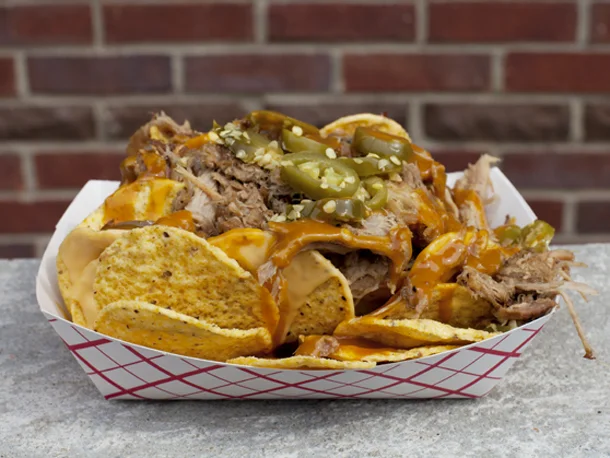 BBQ Nachos on the Quad