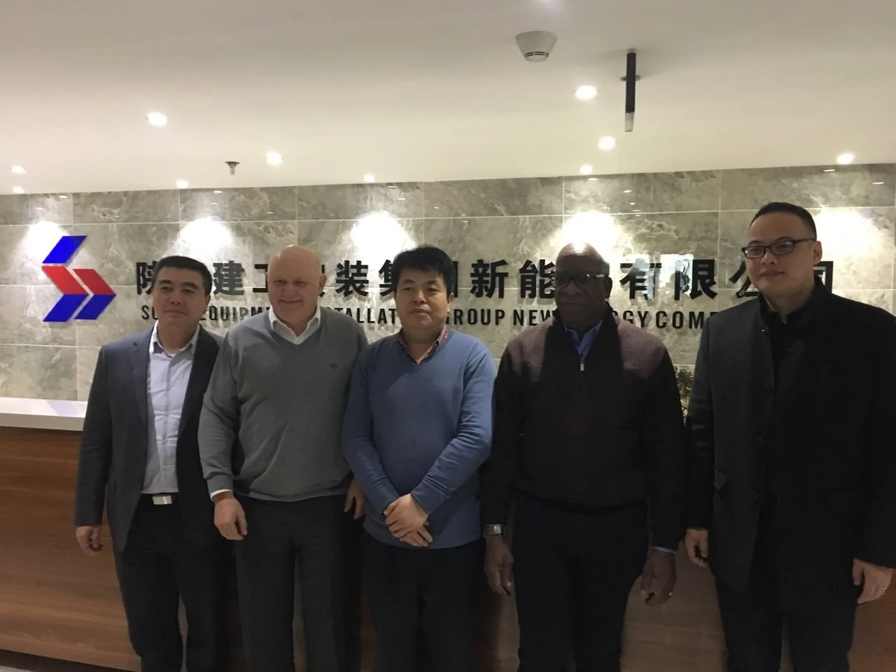 SCEGC , Henley and GHTE Executives at SCEGC New Energy Co., China