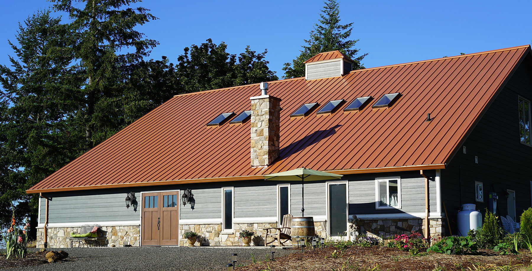 Exterior of the Tresori Vineyards tasting room