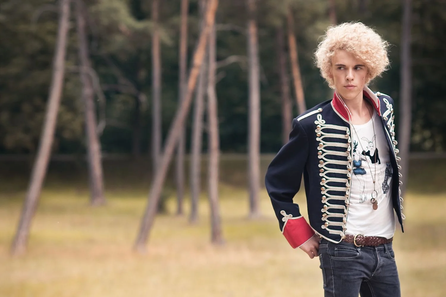 model Yannik hair Marco Arena & Team make-up Ira Möller styling Hair-Arena / Corinna Saric