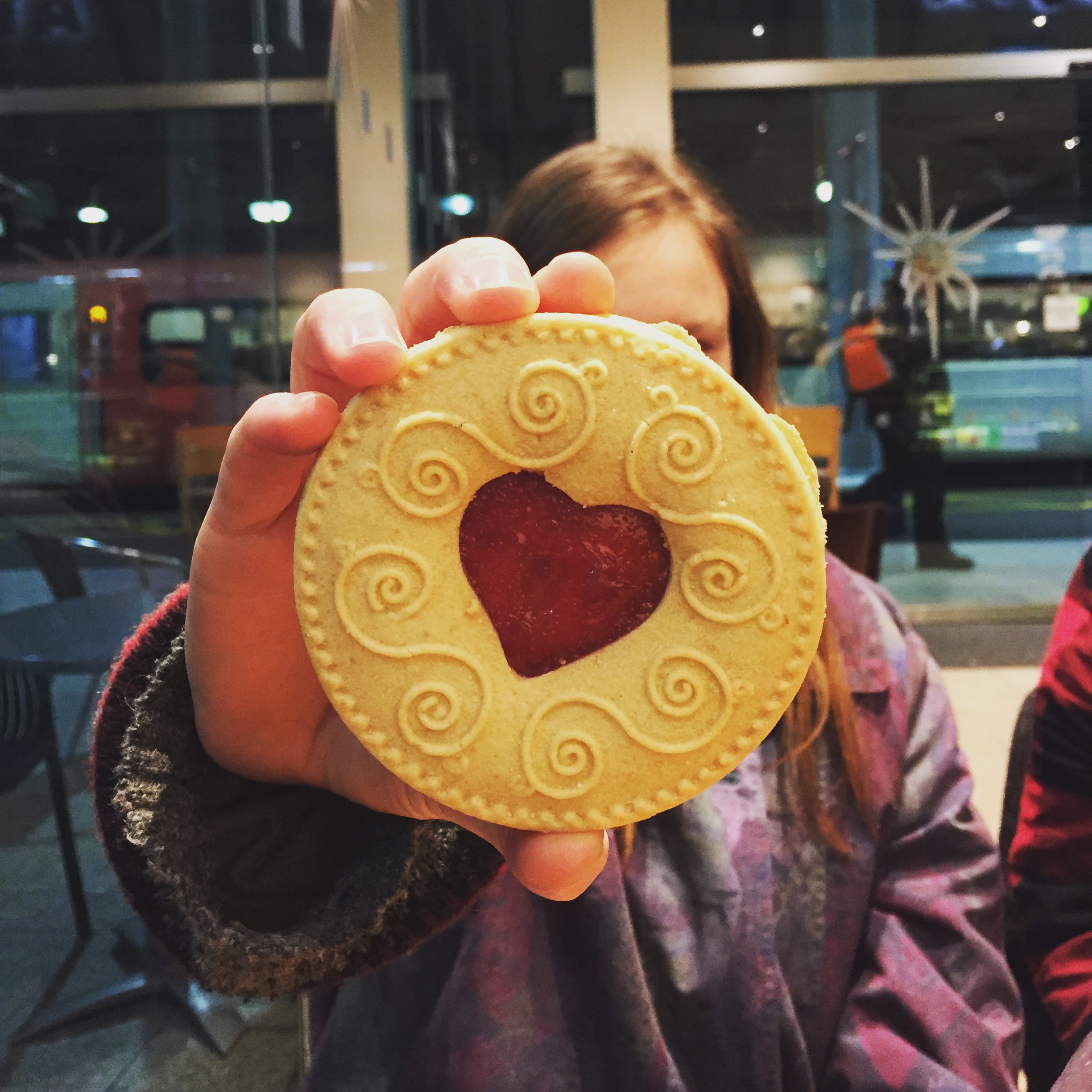 Somehow this massive Jammie Dodger sums up our R&D so far