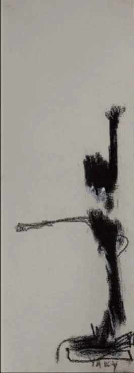 Jacqueline Bonacic-Doric, Yaky, Serie "Mis papeles". Pastel sobre papel