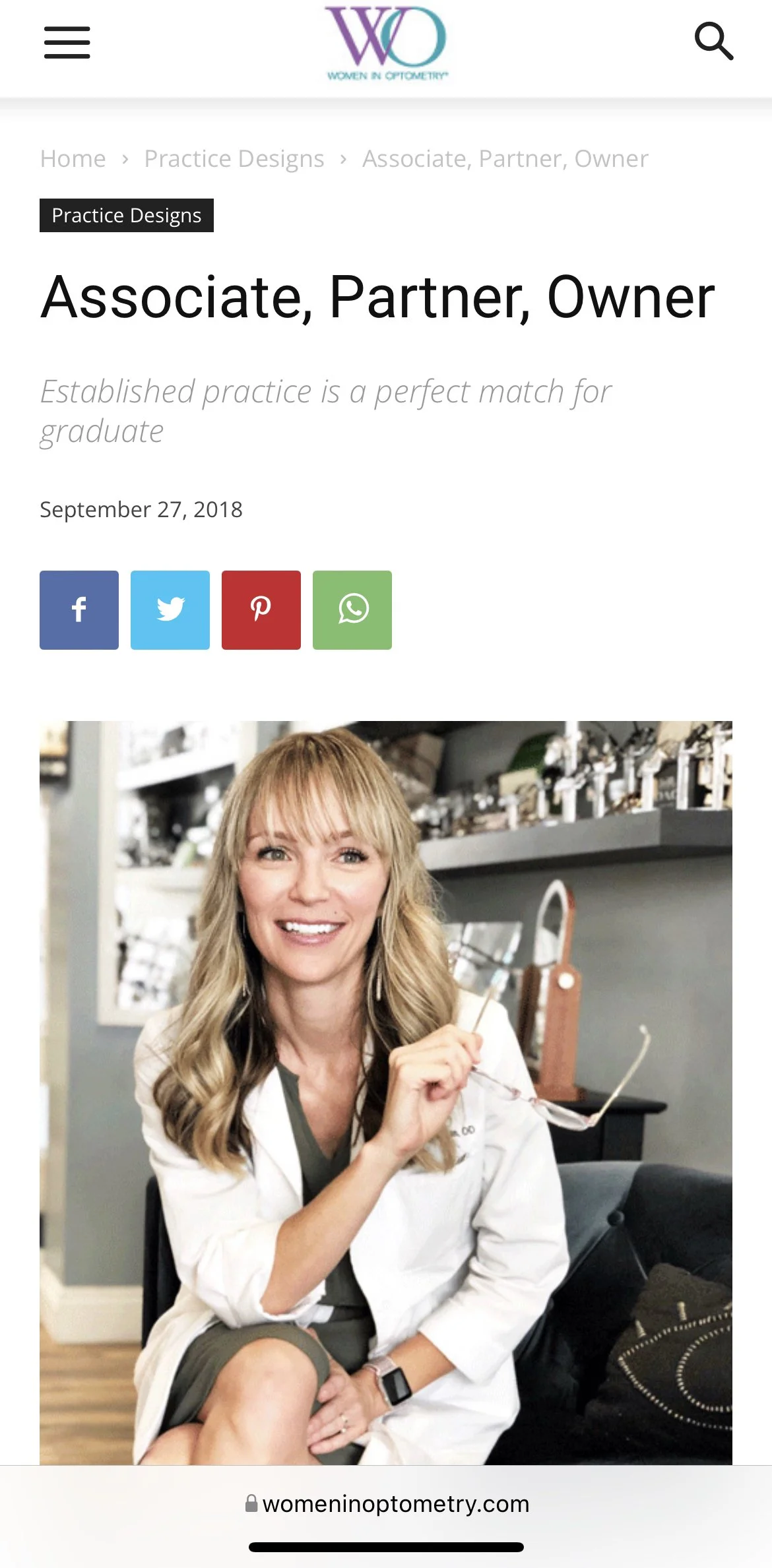 Women in Optometry