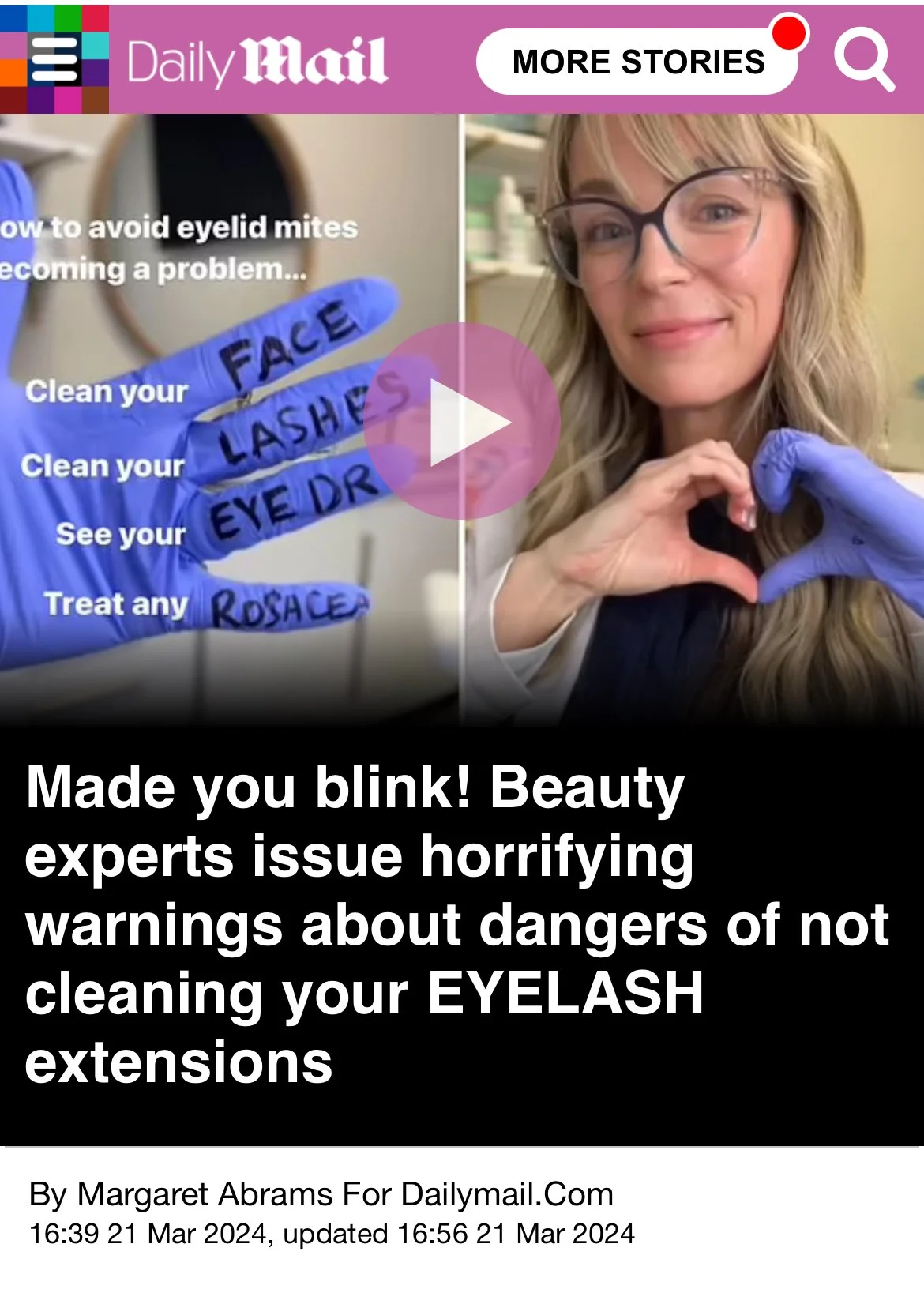 Eyelash Mites