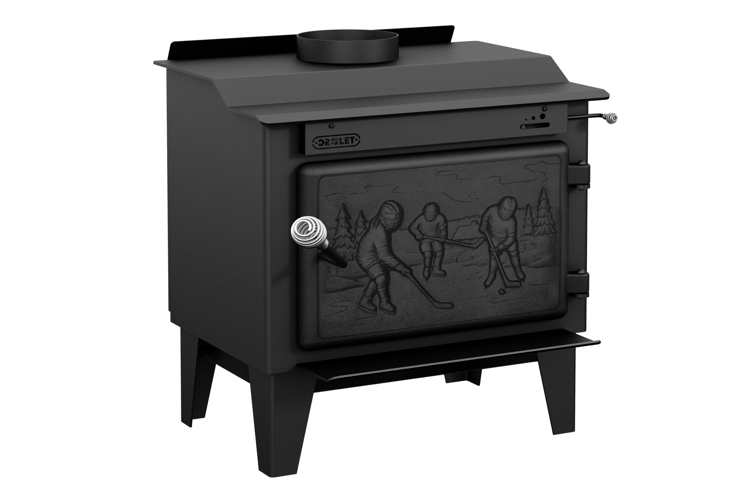 Drolet Rocket Wood Stove Right | Tiny Wood Stove | Tiny Life Supply.png