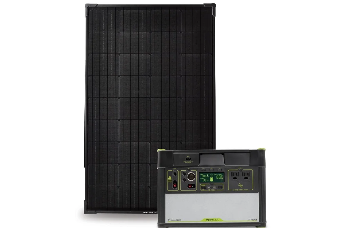 Goal Zero 1400 Lithium Power Station with WiFi + Boulder 100 Solar Kit l Solar Kit l Tiny Life Supply.jpg