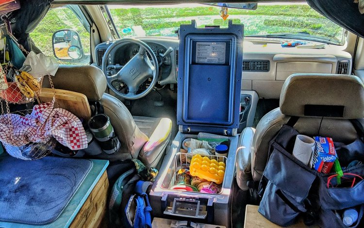 Jayme's and John's portable fridge