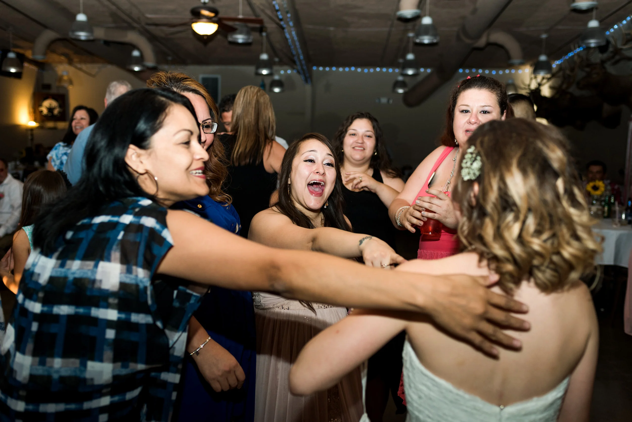 Fun reception for a wedding timeline