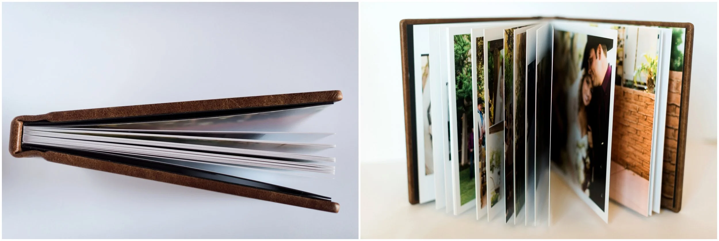 Turning digital photos into prints and professional wedding albums through KISS Books.