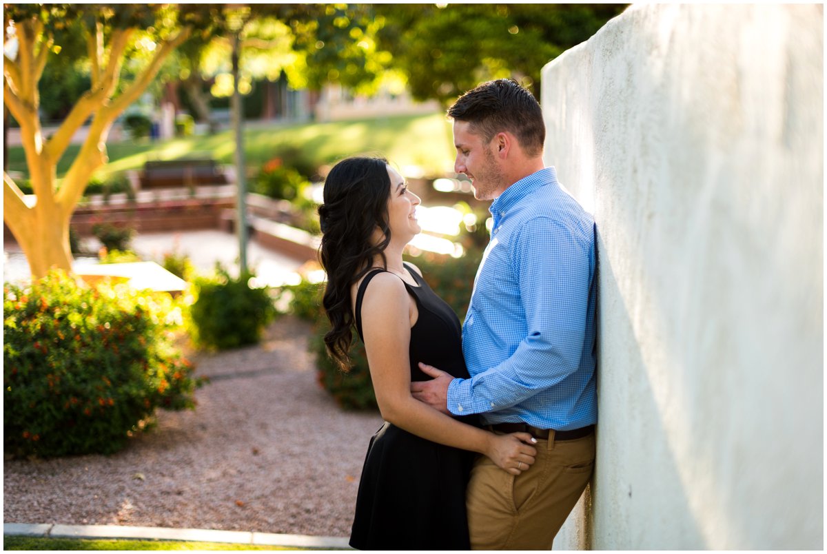  Fun and Colorful Engagement Photos at Scottsdale Civic Center in Scottsdale, Arizona 