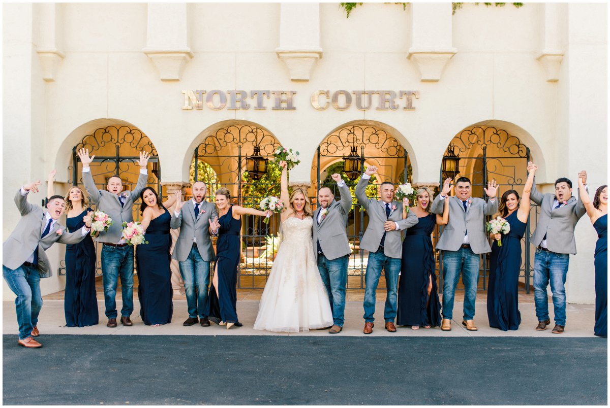  Navy and Gold Romantic McCormick Ranch Wedding in Scottsdale, Arizona with Wedding Planning from Your Jubilee and Flowers and Design by Table Top Etc. 
