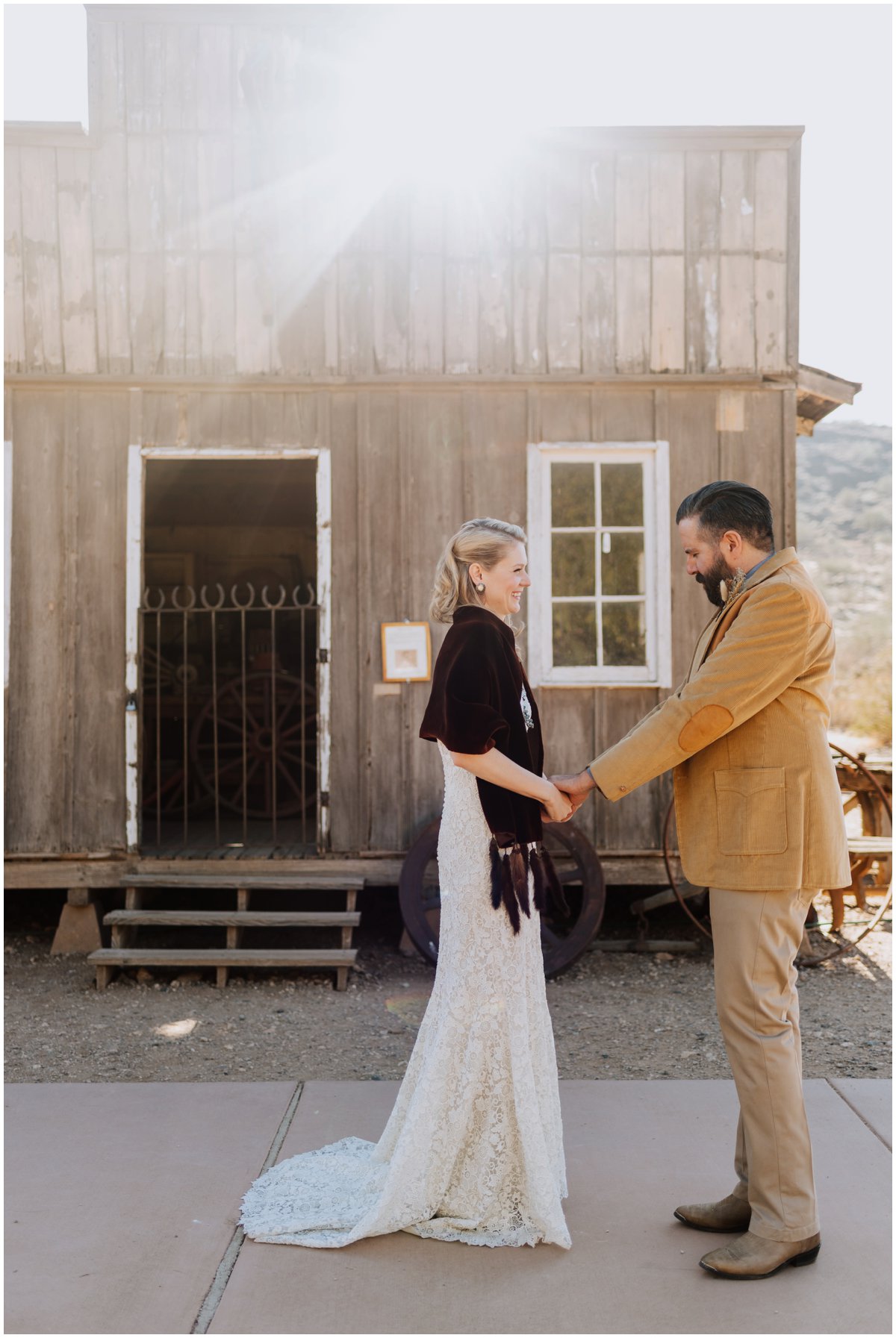 Southwestern Themed Desert Wedding