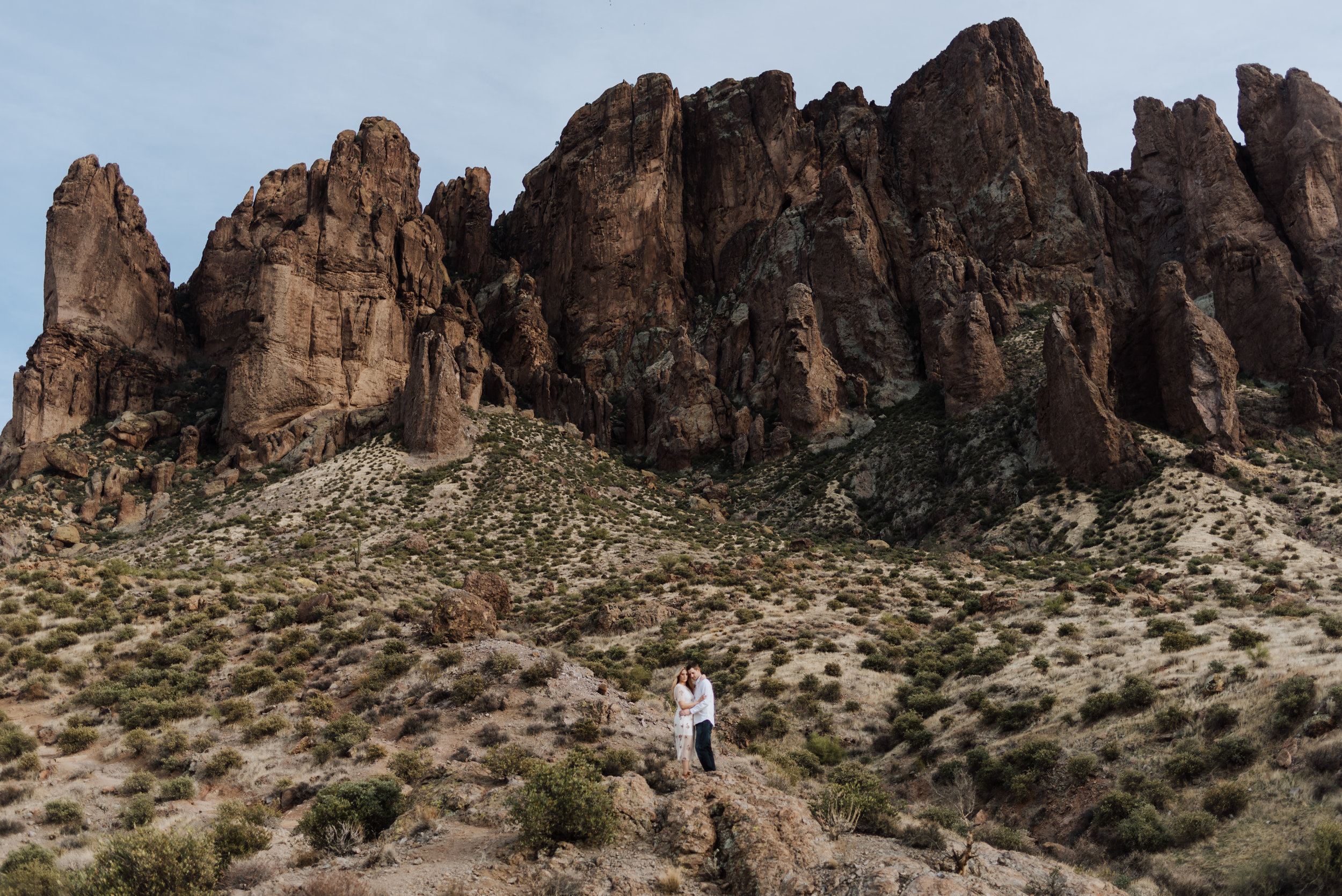 Engagement Photos at Superstition Mountains