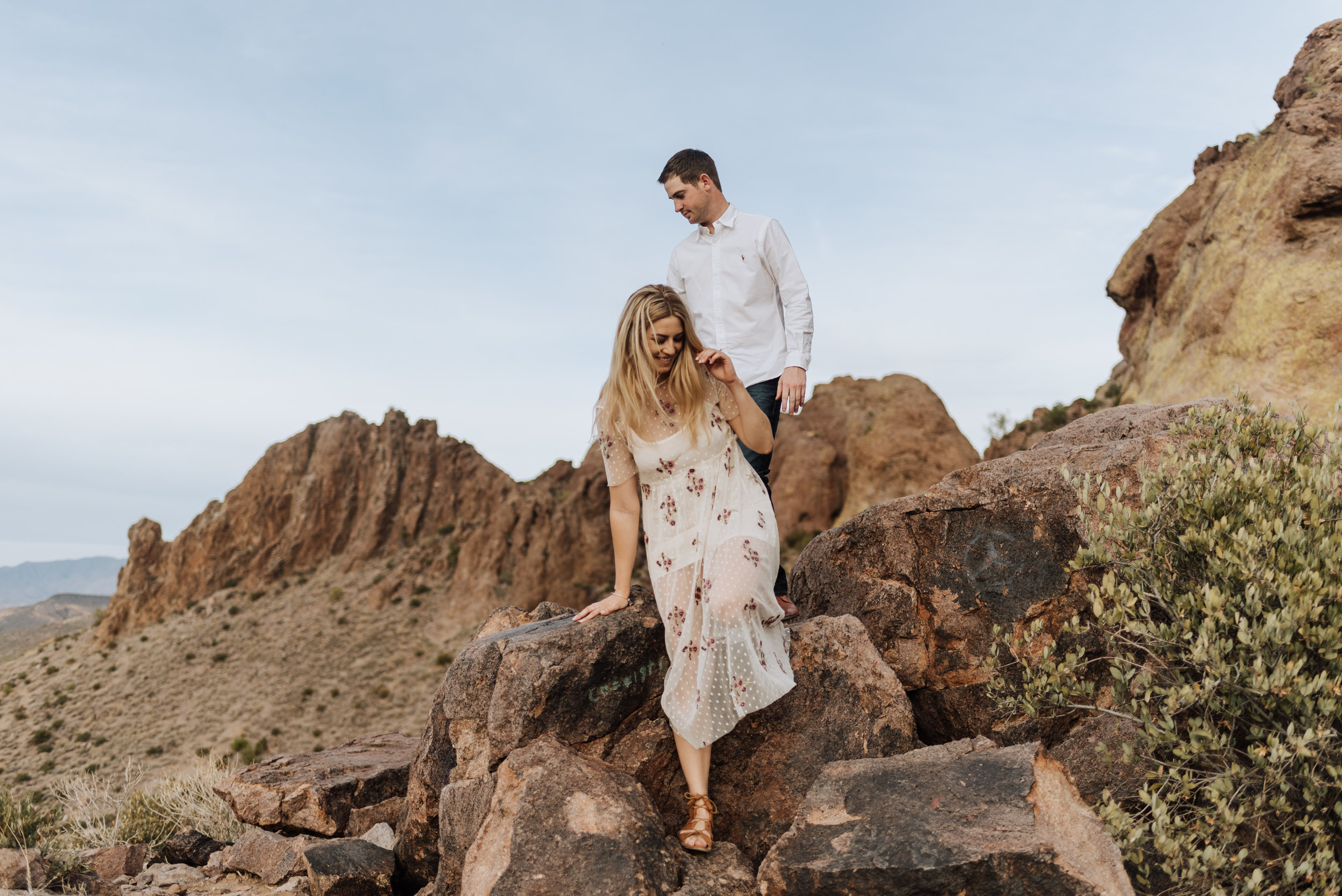 Engagement Photos at Superstition Mountains