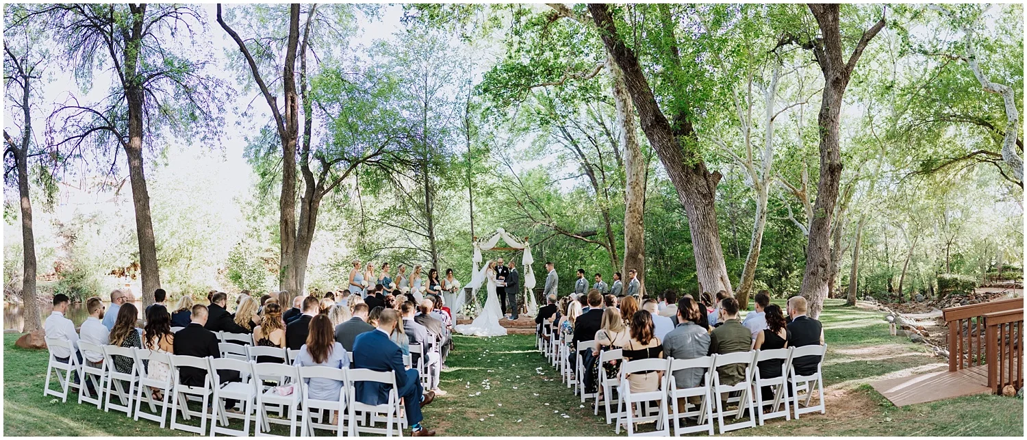 Outdoor Summer Wedding at Oak Creek Canyon in Sedona, Arizona
