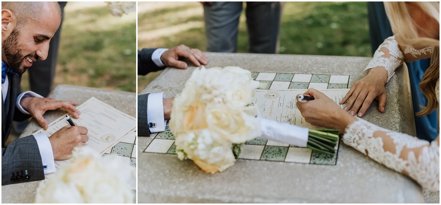 Outdoor Summer Ceremony at Oak Creek Canyon in Sedona, Arizona