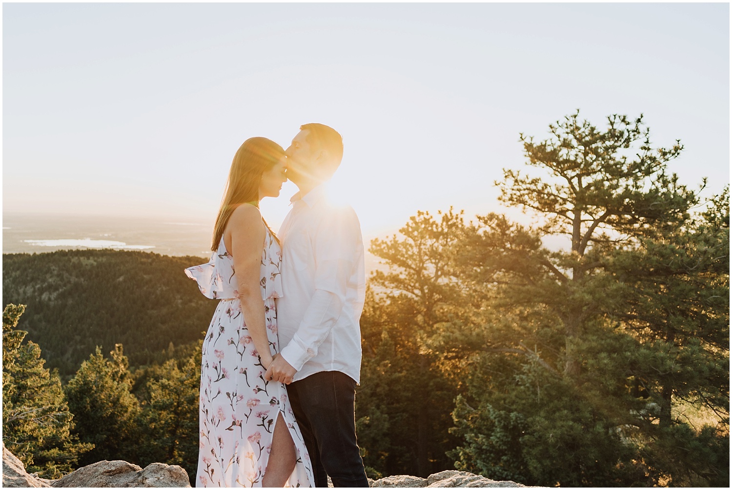 Surprise Sunrise Mountain Proposal in Boulder, Colorado