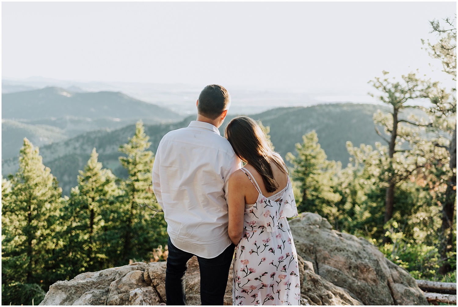 Surprise Sunrise Mountain Proposal in Boulder, Colorado