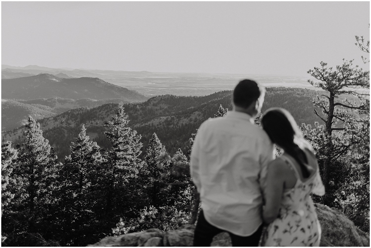 Surprise Sunrise Mountain Proposal in Boulder, Colorado