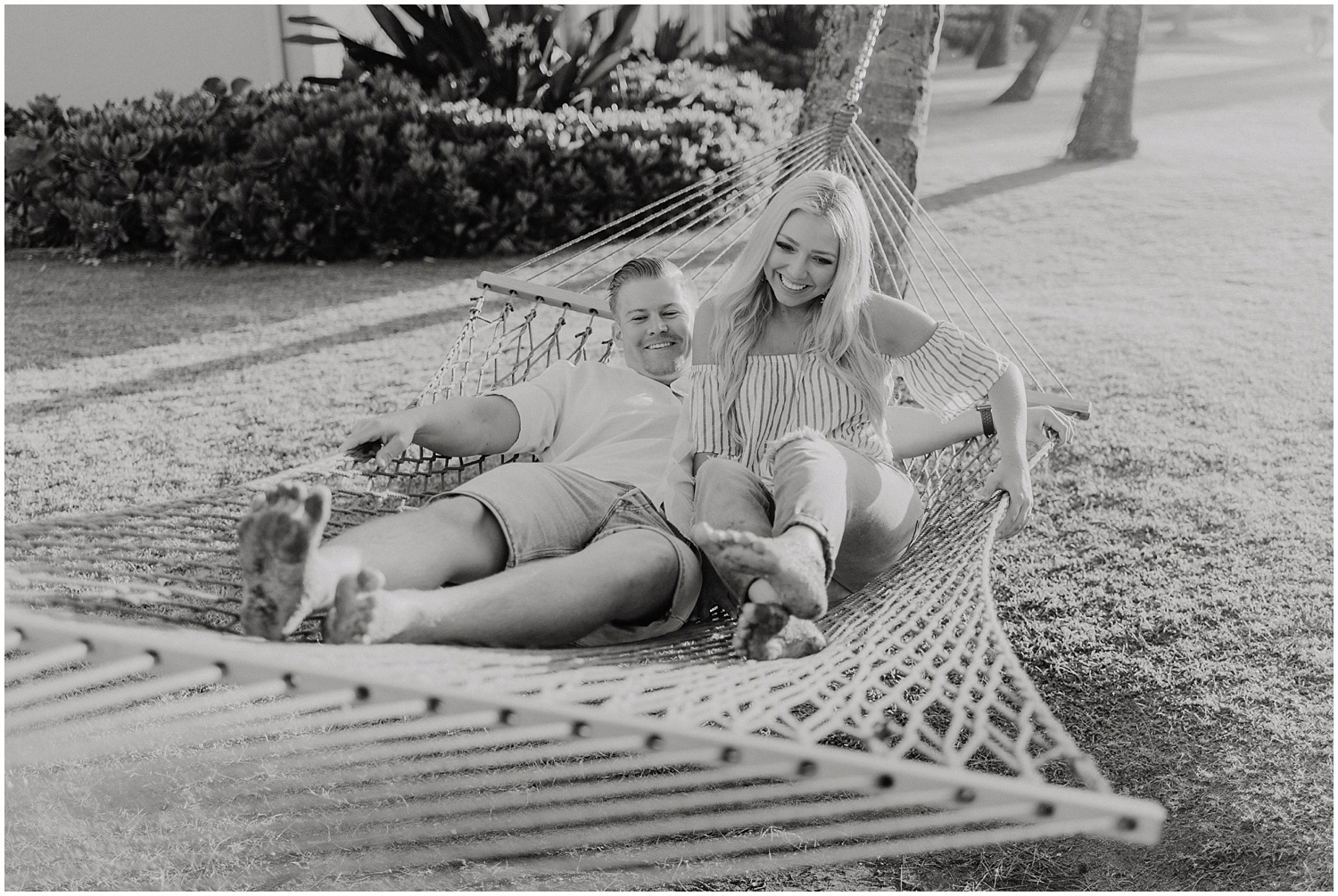 Hawaii Sunrise Beach Engagement Photos