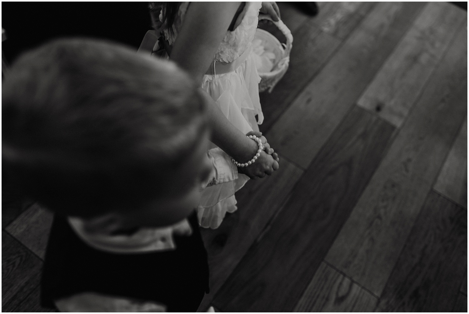 Indoor Wedding Ceremony with a Greenery Background