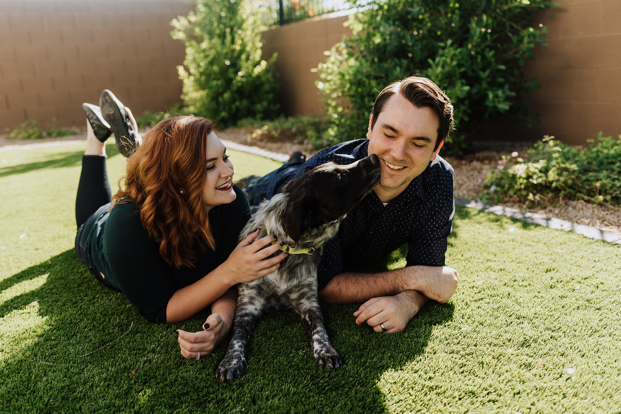 In Home Family Photos with Pets