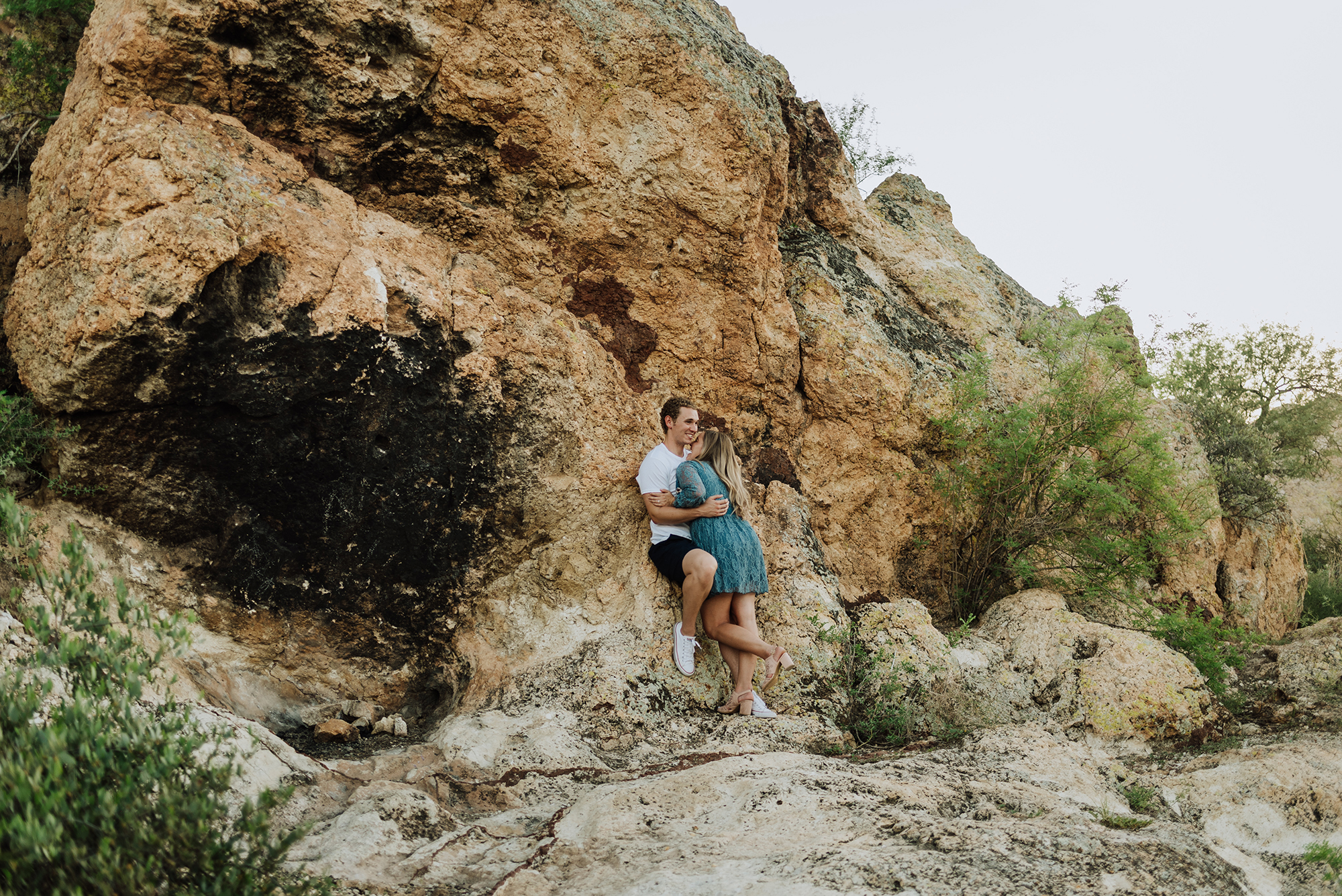 Engagement photo inspiration at Canyon Lake in Arizona.