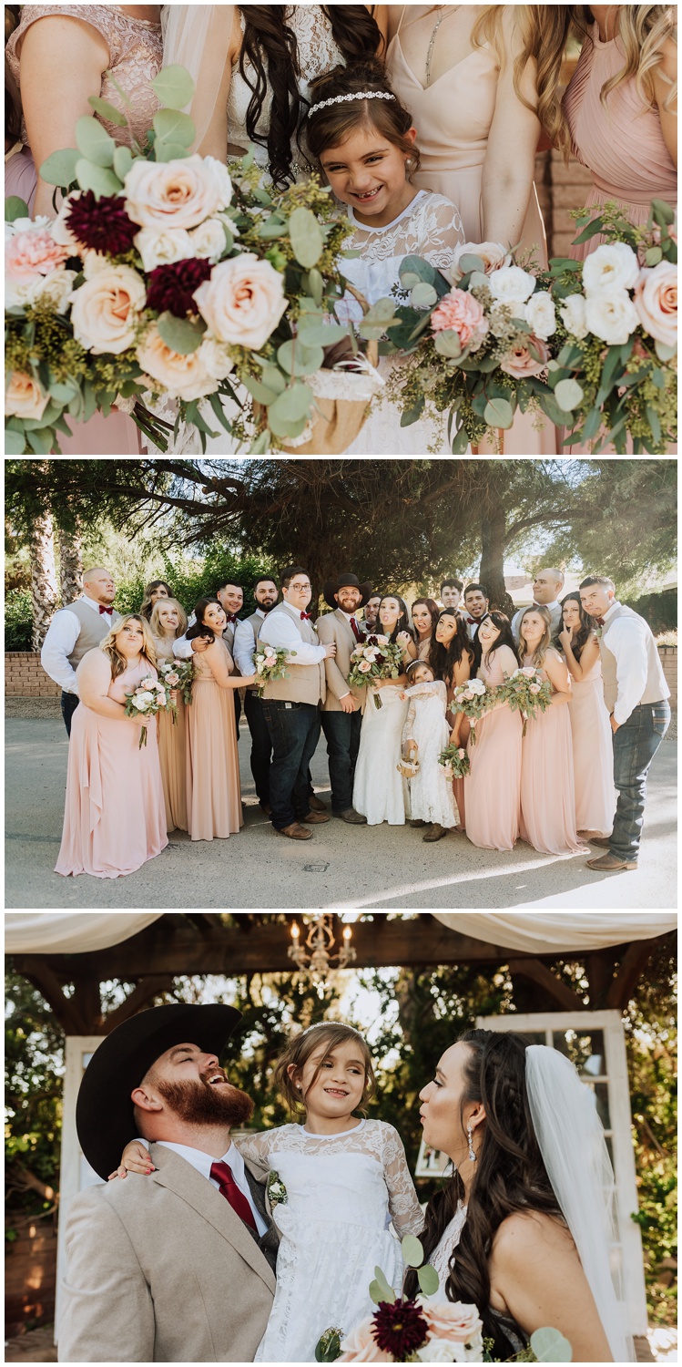 Photojournalism style wedding documented at Schnepf Farms in Queen Creek, Arizona.