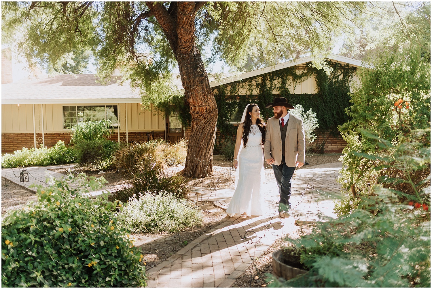 Photojournalism style wedding documented at Schnepf Farms in Queen Creek, Arizona.