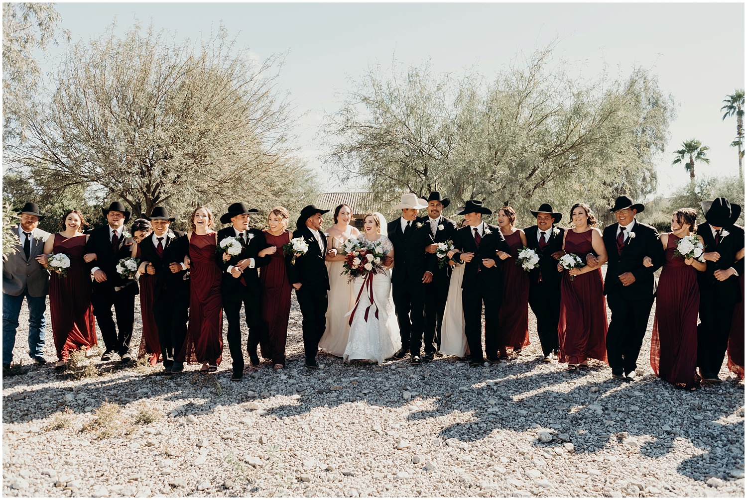 Documenting a couple's wedding day through photojournalism in Casa Grande, Arizona.