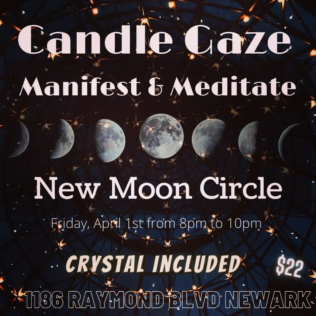 Start New or cranck the door open on what your currently working on. Be the architect of your life, live with intention. Come and enjoy a connected evening @imsoyoganewark

New Moon Energy

Wear white, orange or red

We will provide paper, candle, cr