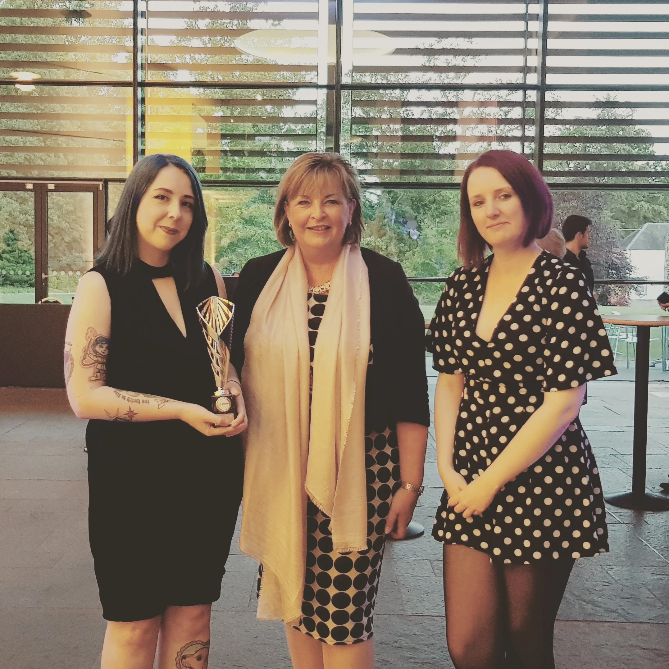 With Fiona Hyslop