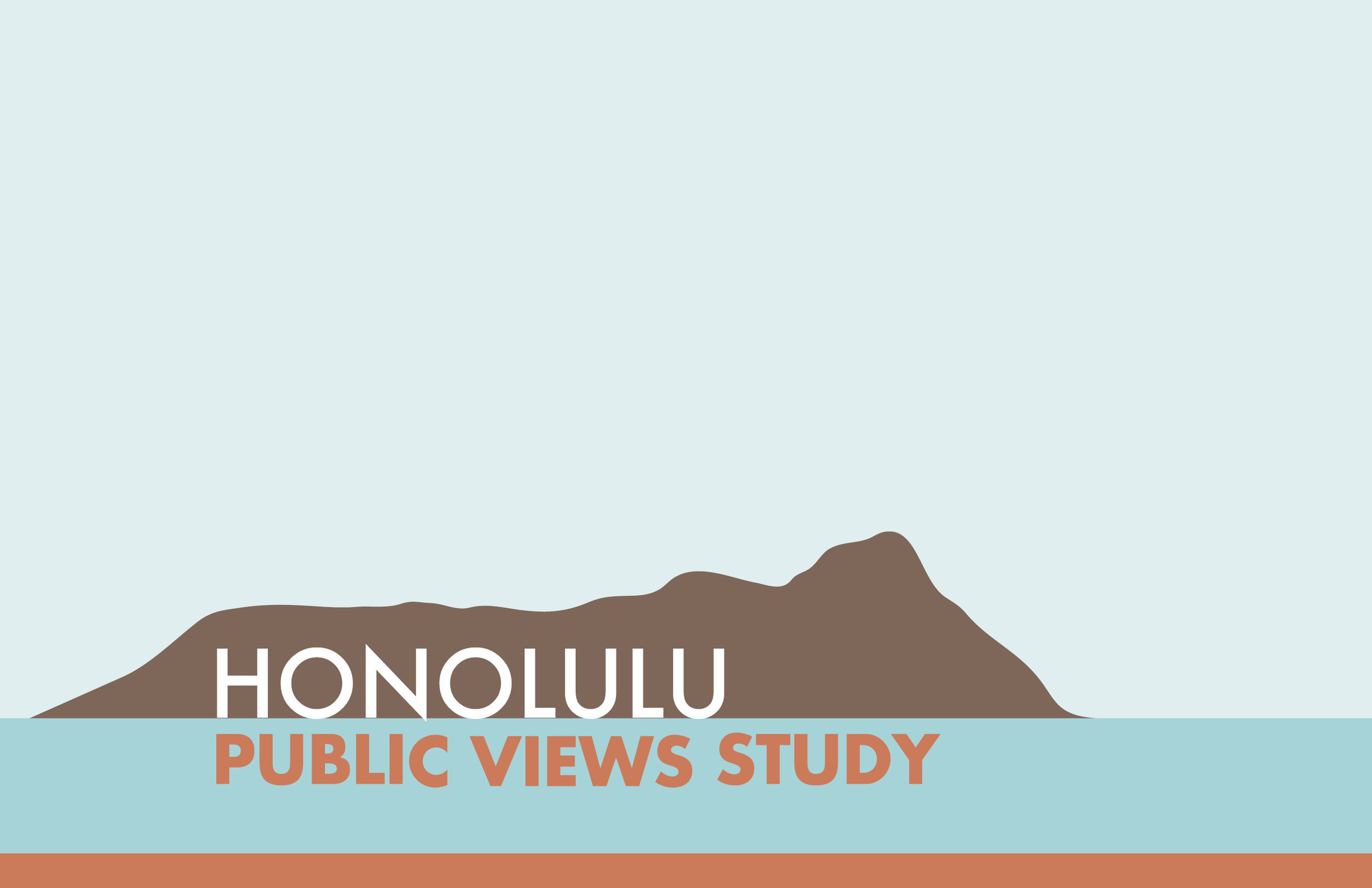 honolulu public views study logomark, 2017. 