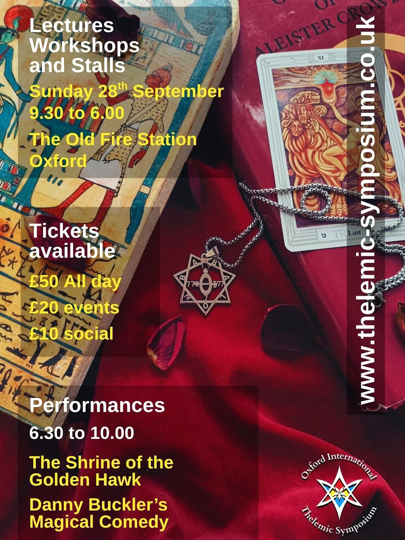 Over the years I&rsquo;ve attended quite a few of the legendary Oxford Thelemic Symposiums. I have never failed to come away buzzing with creative and intellectual excitements (and more than a few interesting anecdotes- only suitable for retelling to