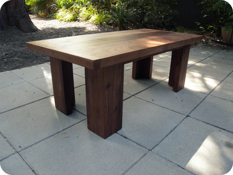 Walnut coffee table