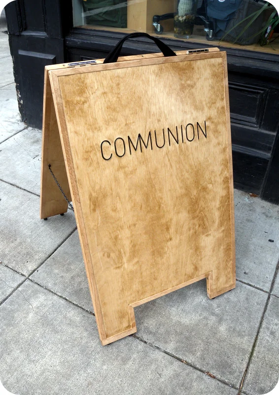 Birch sign board
