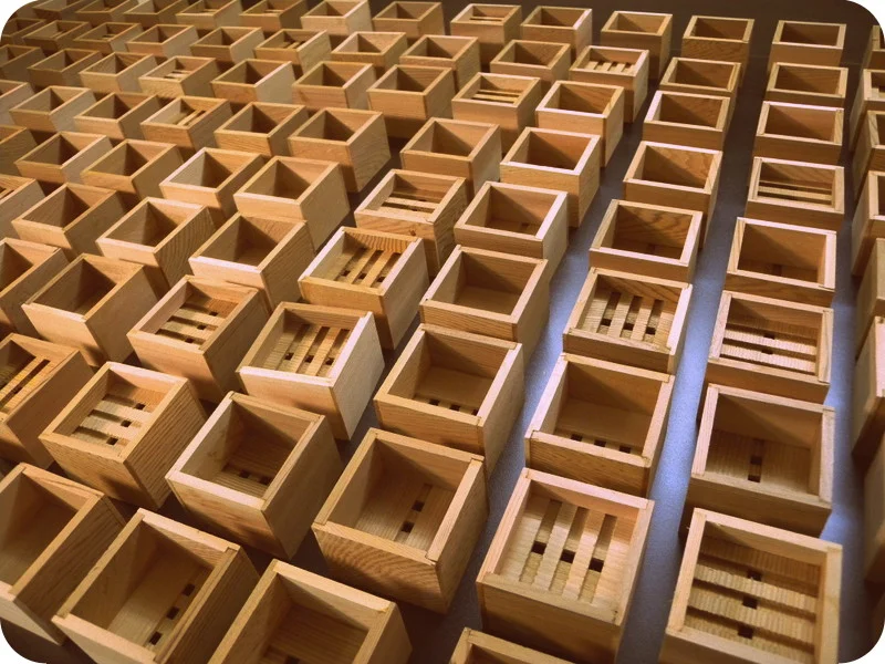 Cedar soap boxes