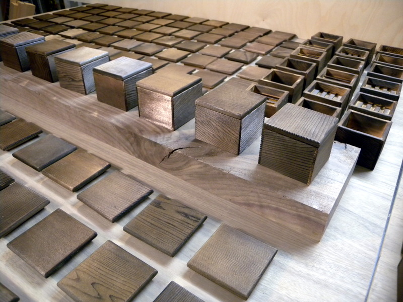 Torched soap boxes for Pearl+ Luxury Soap