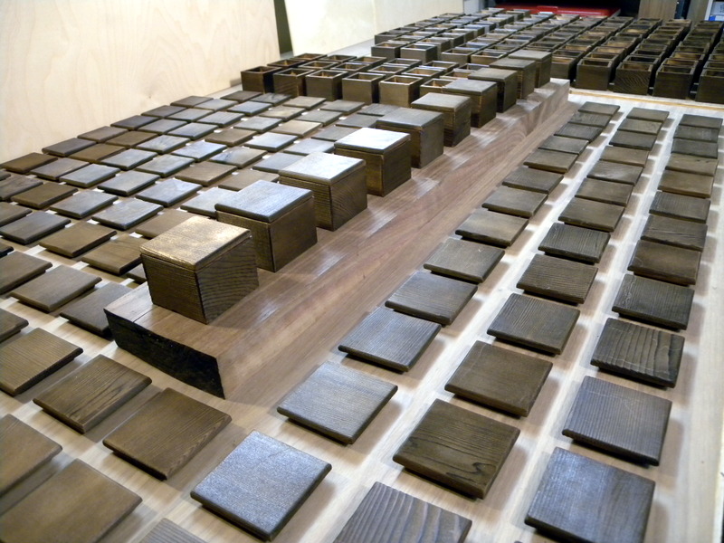 Torched soap boxes for Pearl+ Luxury Soap