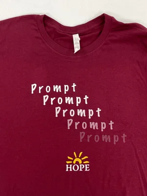 Hope Long Sleeve T-Shirt in Deep Red — Project Hope Foundation